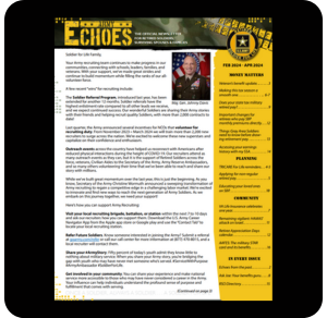 Army Echoes newsletter